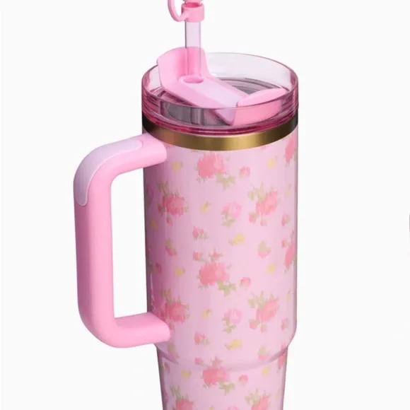 NEW Stanley x LoveShackFancy Ibiza Sunset 40oz Quencher H2.0 FlowState Tumbler - Picture 4 of 14